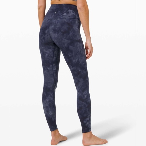 Lululemon Align Pant 28" *Diamond Dye in Diamond Dye Asphalt Grey True Navy - Picture 2 of 7